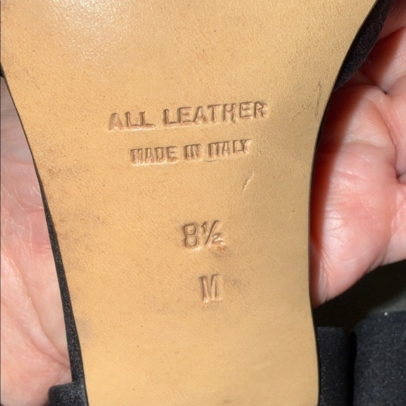 Yves Saint Laurent D’Orsay Vintage Black Block Heel 8.5 with COA - Picture 7 of 9